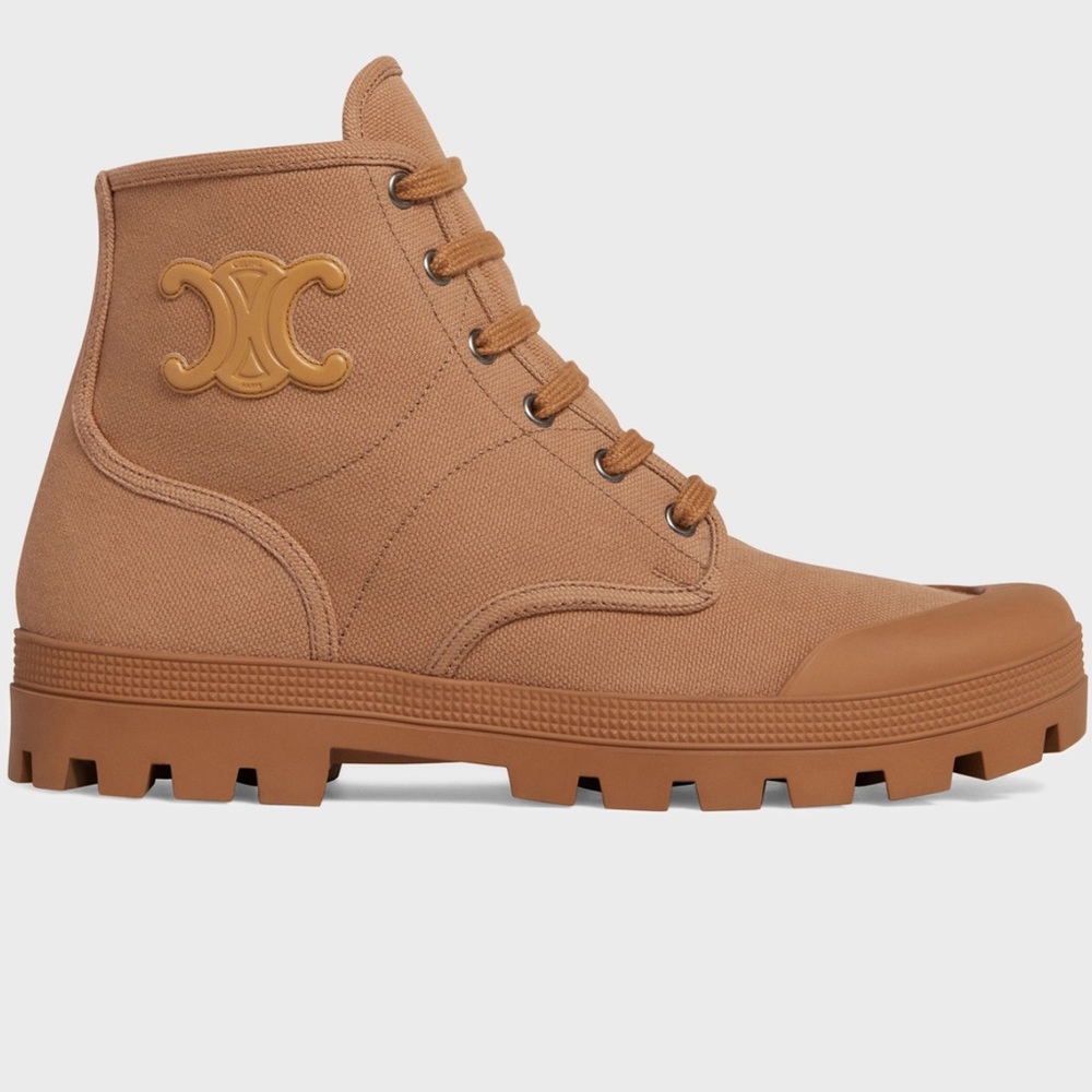 Celine Patapans Lace Up Boots